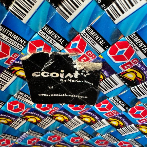 Ecoist Candy Wrapper large Tote/Beach Bag - Picture 3 of 5